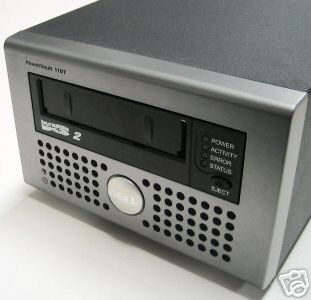 Dell LTO-2 PowerVault 110T (0TF739 / 0K7786 / CL1002) - External LTO2 Ultrium Half-Height 200/400GB LVD/SE SCSI Tape Drive. Reconditioned /  6 Month Warranty