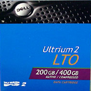 Dell LTO-2 Ultrium Data Cartridge Tape N0439 - Tape, LTO, 200/400GB LTO2 Ultrium-2