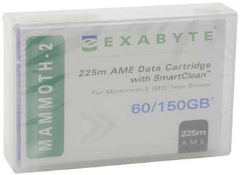 Exabyte 558 - Tape, 8mm Mammoth AME, 2, 225m, 60/150GB, w/smart cln