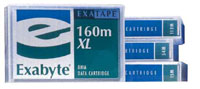 Exabyte 307265 - Tape, 8mm D8, 160m, 7/14GB322535, 307265
