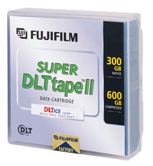 Fujifilm SDLTII 26300201 - Data Cartridge Tape, SUPER DLTtape II, 300/600B SDLT 600 SDLT600