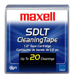 Maxell 183710 SuperDLT SDLT Cleaning Cartridge Tape for SDLT-1 & DLT-S4 Drives