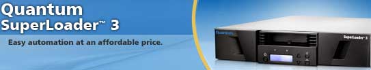 Quantum SuperLoader 3 Tape Drive Autoloaders