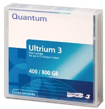 Quantum LTO-3 MR-L3MQN-01 Data Cartridge Tape, LTO, Ultrium-3, 400/800GB (Certance P/N: CLM800)