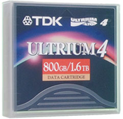 TDK D2407-LTO4 Data Cartridge Tape, LTO, Ultrium-4, 800GB / 1.6TB LTO-4 LTO4