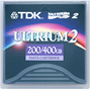 TDK LTO Ultrium 2: 200 - 400GB Capacity 