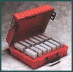 Turtle Case by Perm-A-Store for DLT & SDLT Data Cartridge Tapes / Storage Capacity: 14 Tapes