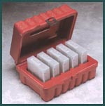 Turtle Case by Perm-A-Store for DLT & SDLT Data Cartridge Tapes / Storage Capacity: 5 Tapes