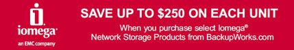 Iomega NAS Rebate Promotion with BackupWorks