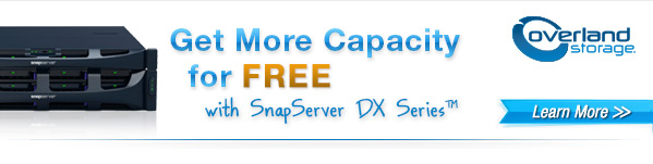 SnapServer DX Series Promotion - Get 4 Drives for the price of 3! Up to 4TB FREE Storage