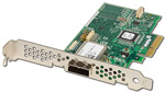 Adaptec 1045 PCI Express (PCIe) x4 SAS HBA Card with 1 x SFF-8088 (External) Mini SAS Port P/N: 2259500-R 