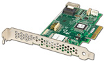 Adaptec 1405 PCI Express (PCIe) x4 SAS HBA Card with 1 x SFF-8087 (Internal) Mini SAS Port P/N: 2256100-R