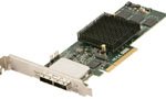 ESAS-R380-000 ExpressSAS x8 PCIe to 3Gb SAS/SATA, 8 Ext port, Low-profile (RoHS) by ATTO Technology Part # ESAS-R380-000
