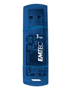 Emtec USB DRIVE 1GB C250 BLUE 