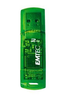 Emtec USB DRIVE 2GB C250 GREEN
