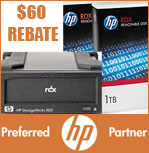 HP RDX - Cash Back Rebate with Purchase of Cartridge/Dock