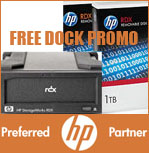 HP RDX 1TB Free Dock Promo