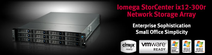 Iomega ix12-300r 4TB up to 24TB NAS Storage Array 34656