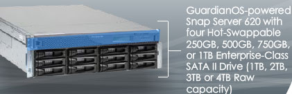 Snap Server 620 NAS 1-4TB Storage Solution