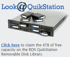 Tandberg Data QuikStation Promo - Get 4TB Free End User Rebate